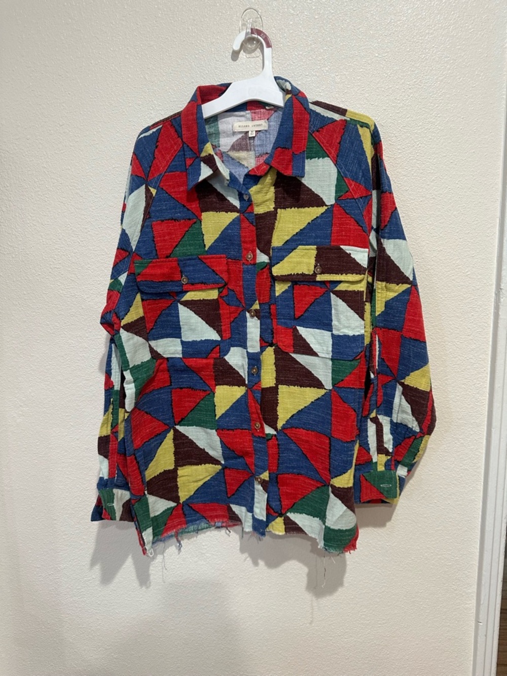 Gilded Intent Multicolor Geometric Top - Picture 7 of 10